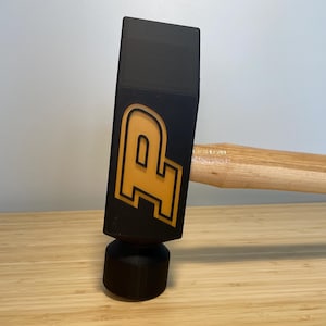 Officially Licensed Purdue Pete Large Hammer with hickory hardwood handle (36.0 length x 9.0width x 2.5 depth inches)