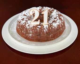 Nunnie's Numbers - Reusable Birthday Cake Number Set