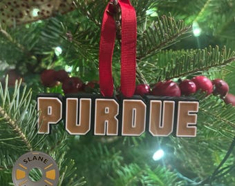 Officially Licensed PURDUE Jumbotron Christmas Ornament (4 inches long)