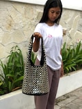 Studded Bag Black Size Large product logo