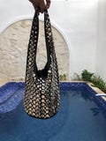 Studded Leather Bag: Handmade Silver Accent Purse product logo