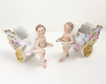 Rococo style Masterpieces: Cherubs with Pastel Charm and Victorian Delight