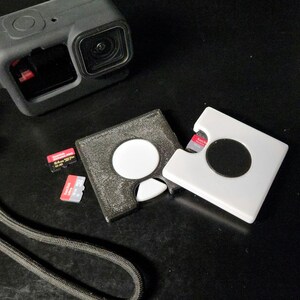 Soporte giratorio para MicroSD impreso en 3D: organizador de bolsillo con 5 ranuras para tarjetas de memoria