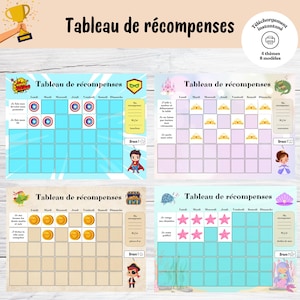 Tableau de récompenses