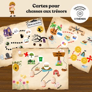 Treasure hunt maps, treasure hunt activities, egg hunts