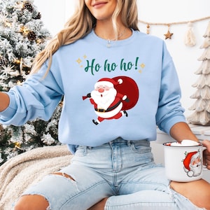 Retro Christmas Sweatshirt, Vintage Christmas Shirt, Santa Claus Shirt, Christmas Snowman Shirt, Christmas Tree Shirt, Merry Christmas Shirt