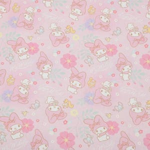 My Melody Fabric Classic Character Fabric 100% Cotton Cartoon Fabric By The Half Yard