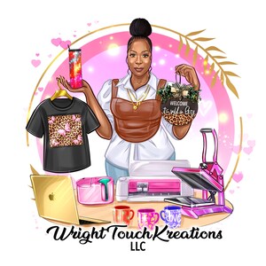 Crafter Logo,Cricut Craft Maker Logo,Hand Crafter Logo,T-shirts Designer, Tumbler Logo,Tumbler maker Branding,Cartoon Logo, Cartoon avatar
