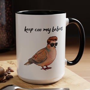 Conan O'Brien mug, Funny Bird Mug, Gift for Bird Lovers image 1