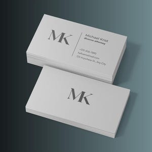 Modelo de cartão de visita de advogado, cartões de visita minimalistas, cartões de visita editáveis, cartões de visita para impressão