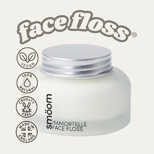 Natural Face Cream Moisturiser with Immortelle, Face Cream for Sensitive Skin, Dry Mature Skin, Organic & Vegan Skincare