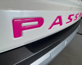 BDTrims 3Dドーム型レターインサート（2026年以降のホンダ パスポートモデルに対応） - テールゲート