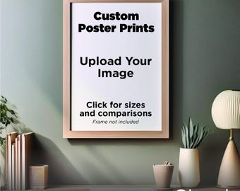 Custom Poster Printing, Upload your Image, Family Photos, Photography, Art, Photo Gifts,  and more - High Quality Large Prints