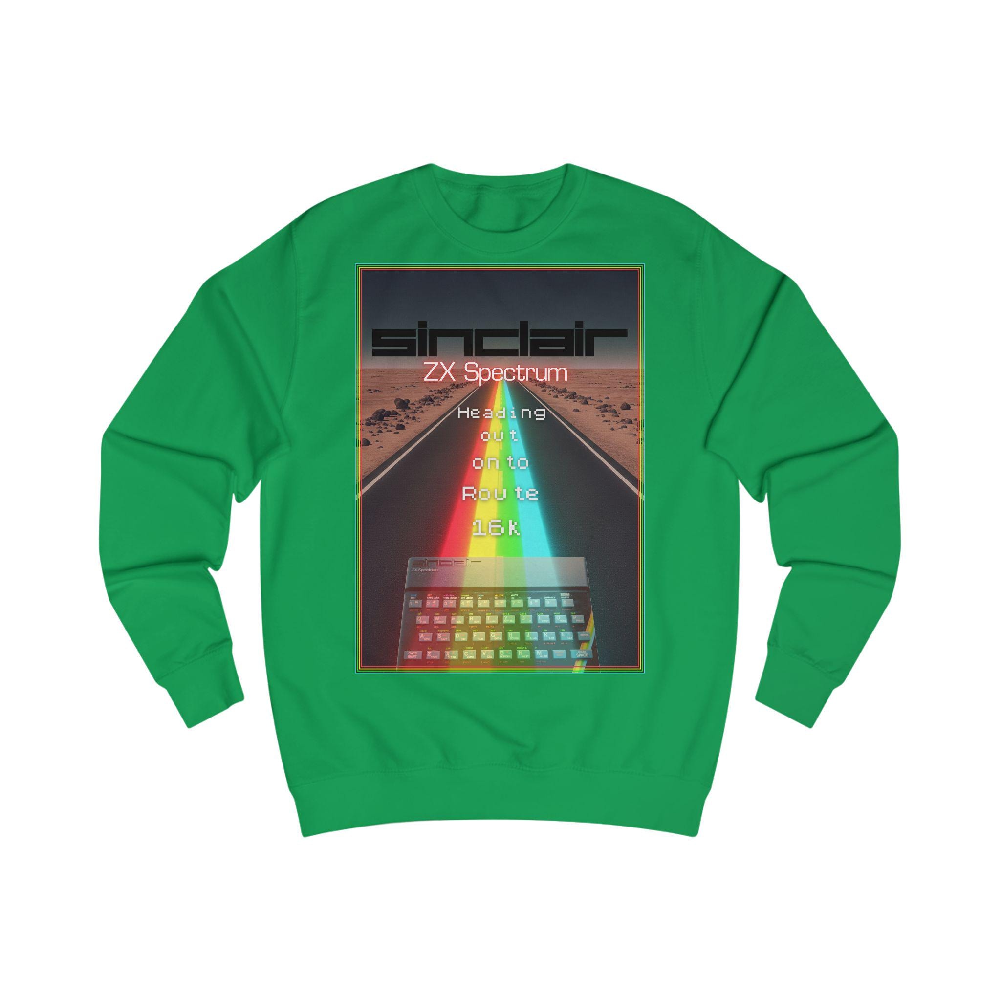 ZX Spectrum 16k Retro Gaming Sweatshirt, Vintage 80s Gamer Top