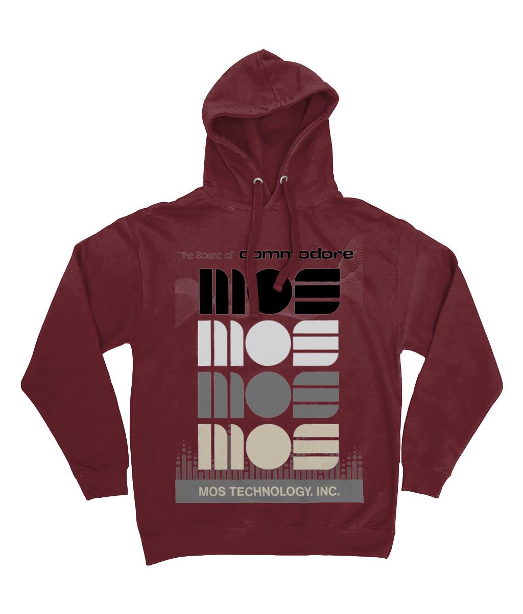 Commodore 64 Hoodie Retro MOS Technology SID Chip Logo Vintage Computer ...