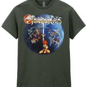 Thundercats retro T-shirt vintage jaren 80 cartoon geek T-shirt Commodore Spectrum Game Orb Design-shirt