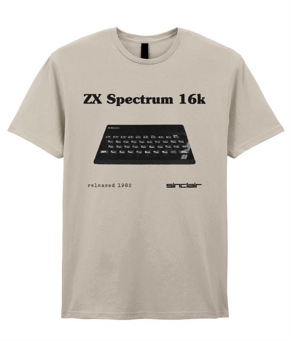 ZX Spectrum 16k Released 1982 Sinclair Retro Geek Vintage Gildan