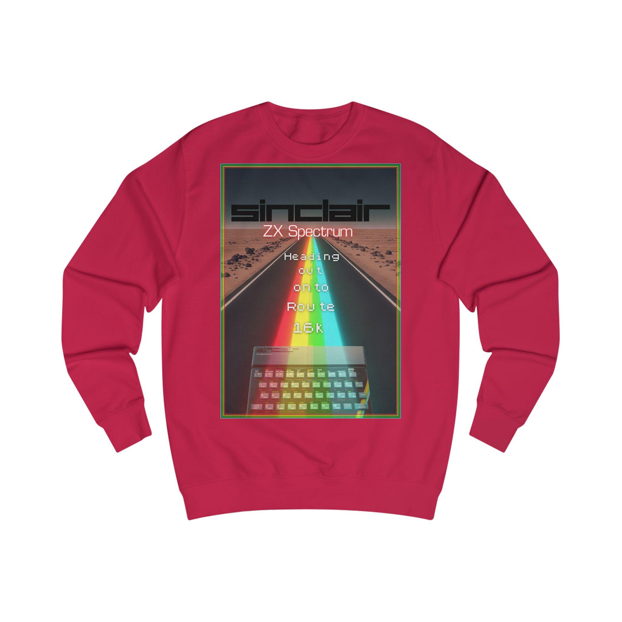 トップス famiko ZX Spectrum 16k Retro Gaming Sweatshirt, Vintage 80s Gamer Top