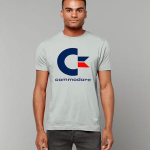 Commodore 64 Large C logo Retro T-shirt