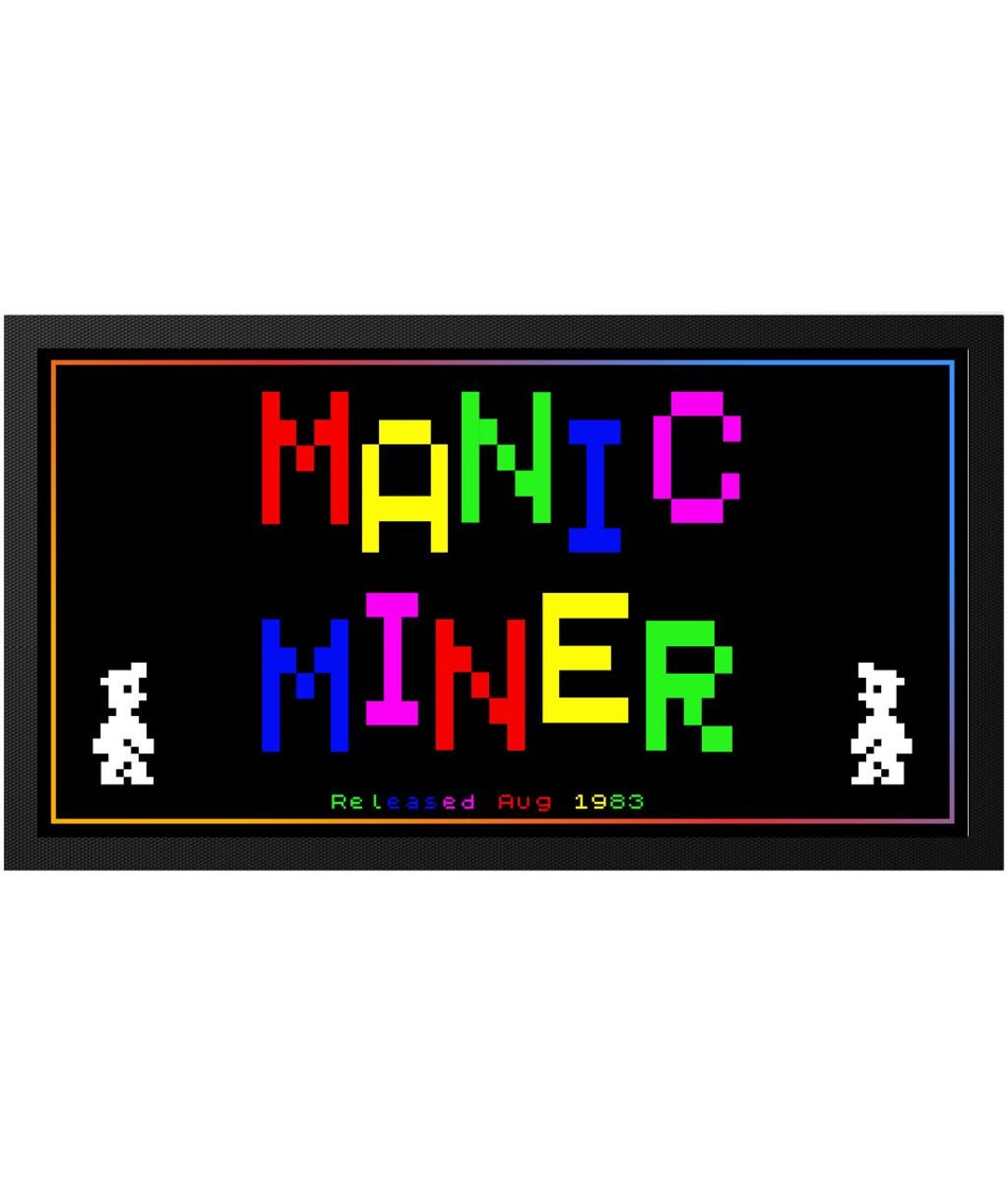 Manic Miner Bar Runner: Retro Pixel Game, 1980s Zx Spectrum - Etsy