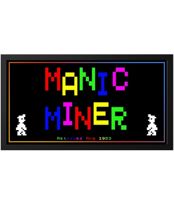 マニックマイナーバーランナー：レトロピクセルゲーム、1980年代のZx