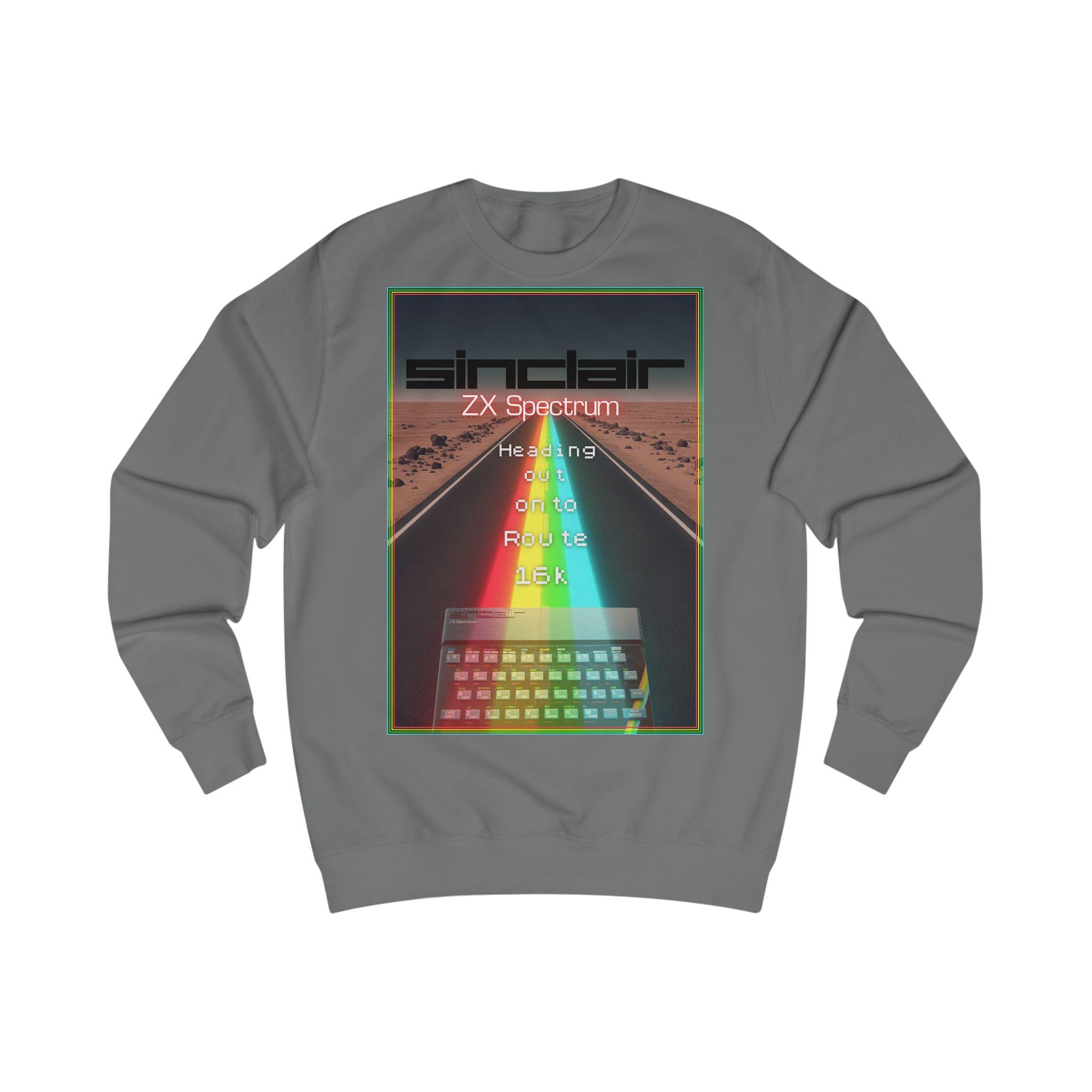 ZX Spectrum 16k Retro Gaming Sweatshirt, Vintage 80s Gamer Top