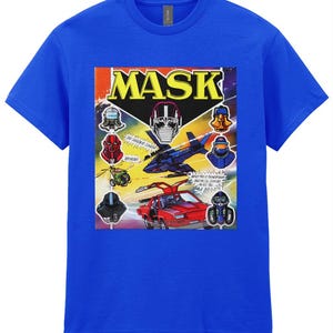 Retro jaren 80 ZX Spectrum & Commodore game cartoon geek T-shirt - vintage videogame masker ontwerp T-shirt