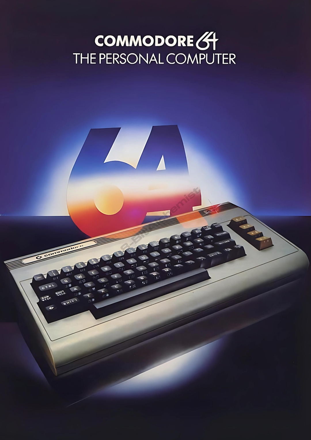 Commodore 64 Poster: 1980s Retro Computer Print - Etsy