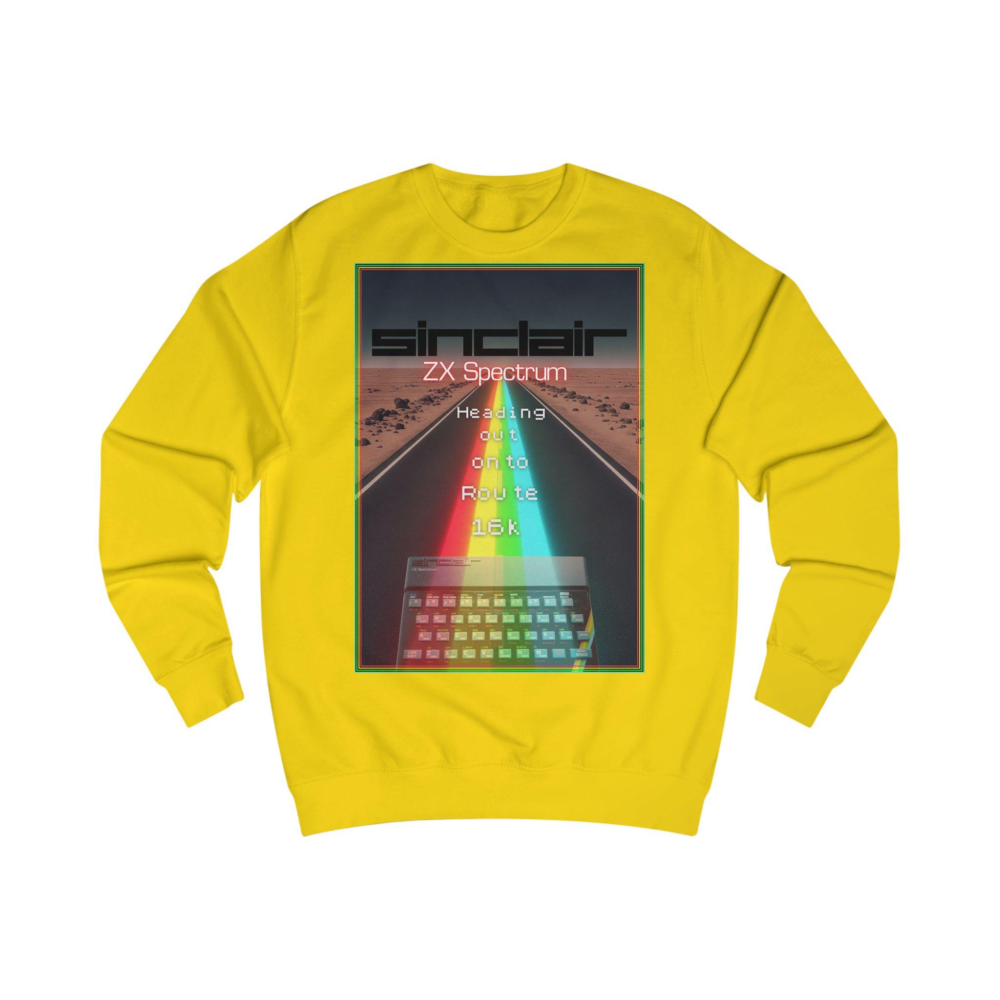 ZX Spectrum 16k レトロゲーミングスウェットシャツ、ヴィンテージ 80