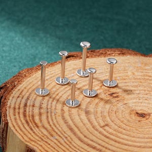 Piercing para labio de plata de ley de 16 g, con parte trasera plana, rosca interna, disco, cartílago, hélix, caracola, trago, 1 unidad, regalo para ella.