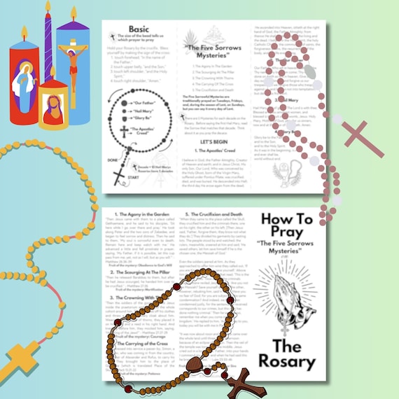How To Pray The Rosary Of Sorrows