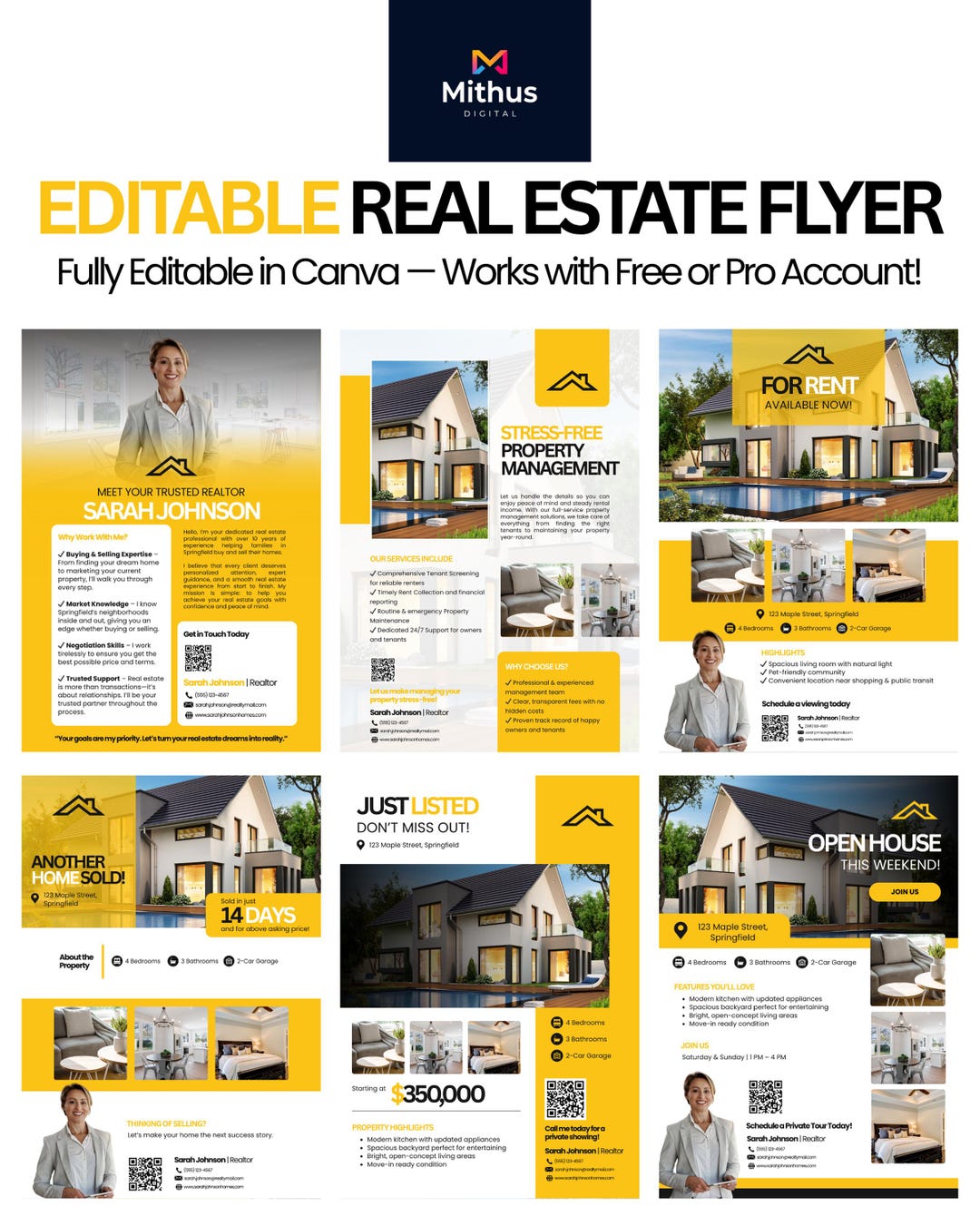 Flyer Modelworks Editable Flyer Template | Fully Editable in Canva — Works With Free or ...