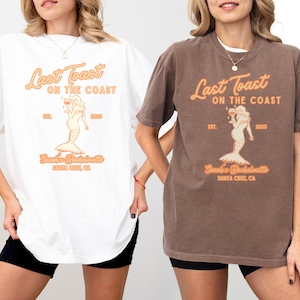 Last Toast On The Coast Shirt, Beach Bachelorette Party Shirt, Mermaid Bach Tee , Coastal Bachelorette Top, Personalized Luxury Bachelorette