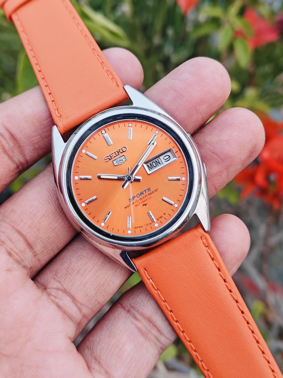 Seiko 5 orange - Gem