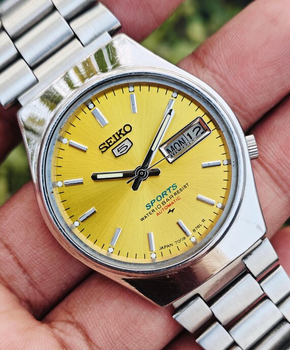 Seiko 5 yellow - Gem