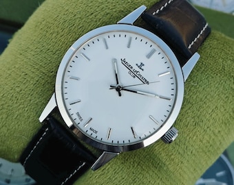 Vintage 1970's Refurbished Jaeger le-Coultre Manual Hand winding Wrist Watch. Gift for him, Swiss watch, collectible watch