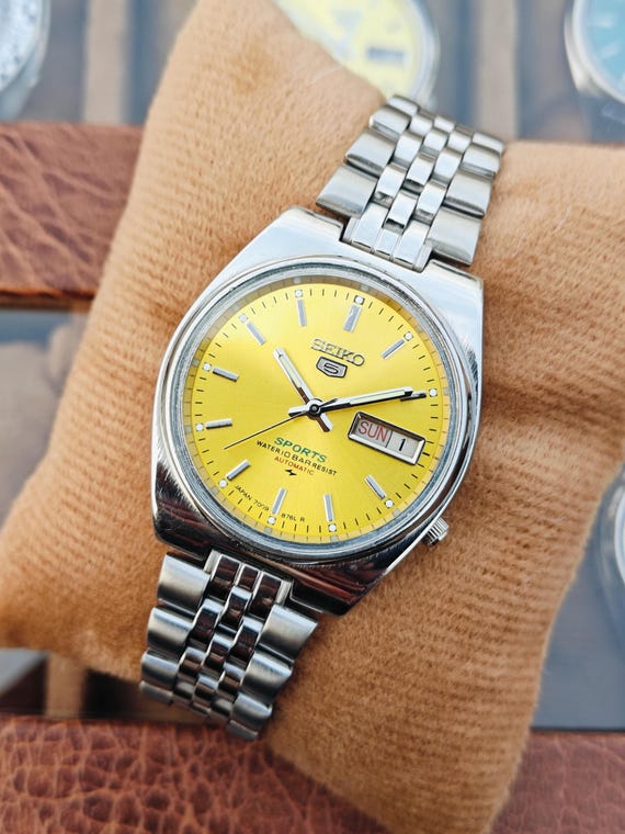 Seiko 5 yellow - Gem