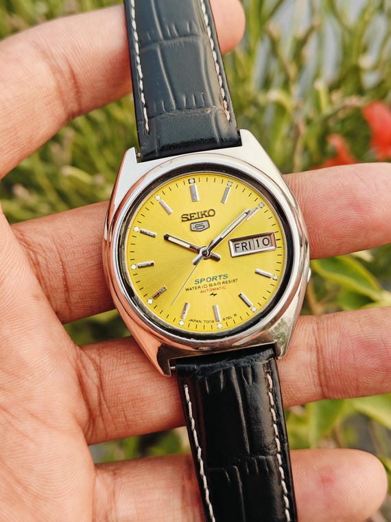 Seiko 5 yellow - Gem Seiko 5 yellow - Gem