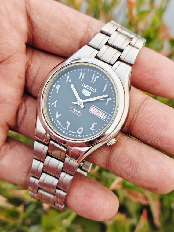 90s vintage seiko 5 Gem