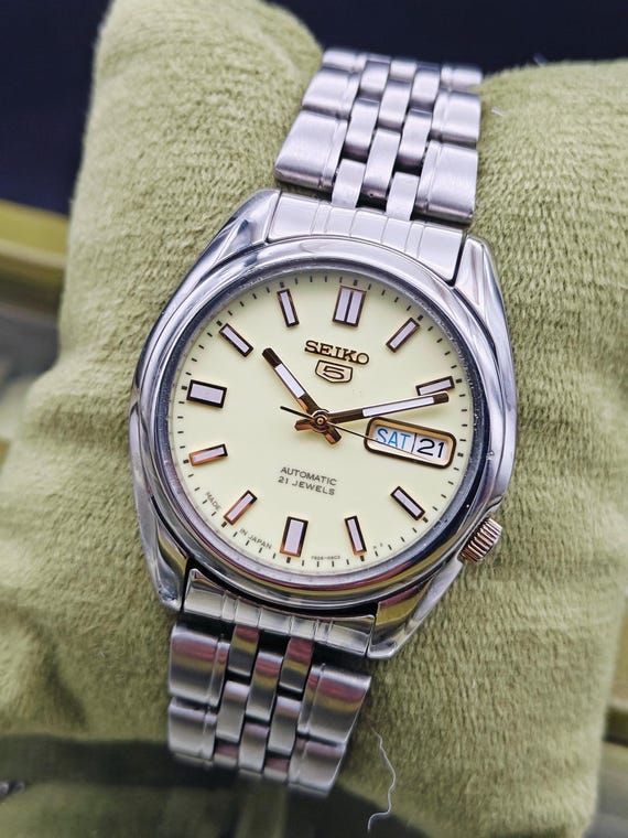 Zifferblatt Japanische Uhr JIOS „SEIRAN“ Blaues Zifferblatt X