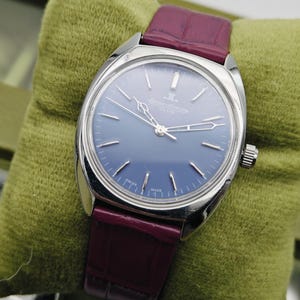 Vintage JAEGER-LeCoultre CLUB Hand Winding Swiss Made Men's Watch-Blue Dial