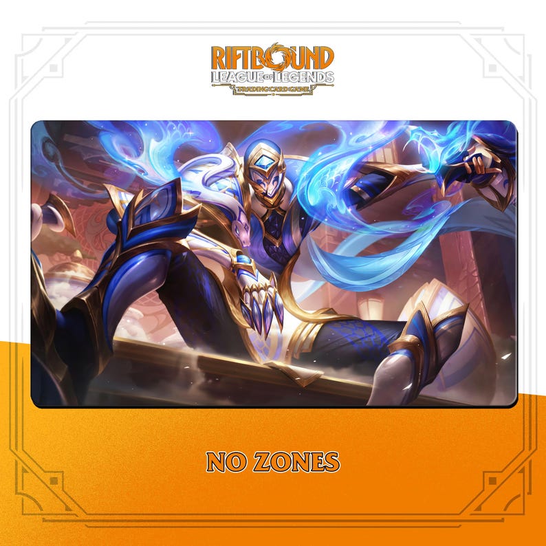 Jhin Porcelain Playmat | Riftbound League of Legends TCG (24x14 Inches ...