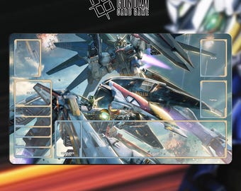Gundam TCG Playmat | Gundam Versus | 14x24inch (60x35cm) | Stitched Edge