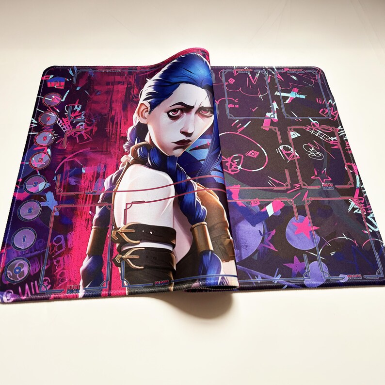 AKALI Tatoo Playmat | Riftbound League of Legends TCG (24x14 Inches ...