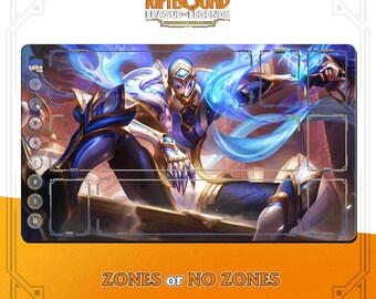Jhin Porcelain Playmat | Riftbound League of Legends TCG (24x14 inches/600x350mm)