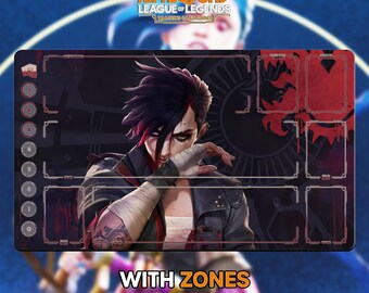 Arcane VI Playmat | Riftbound League of Legends TCG (24x14 Inches