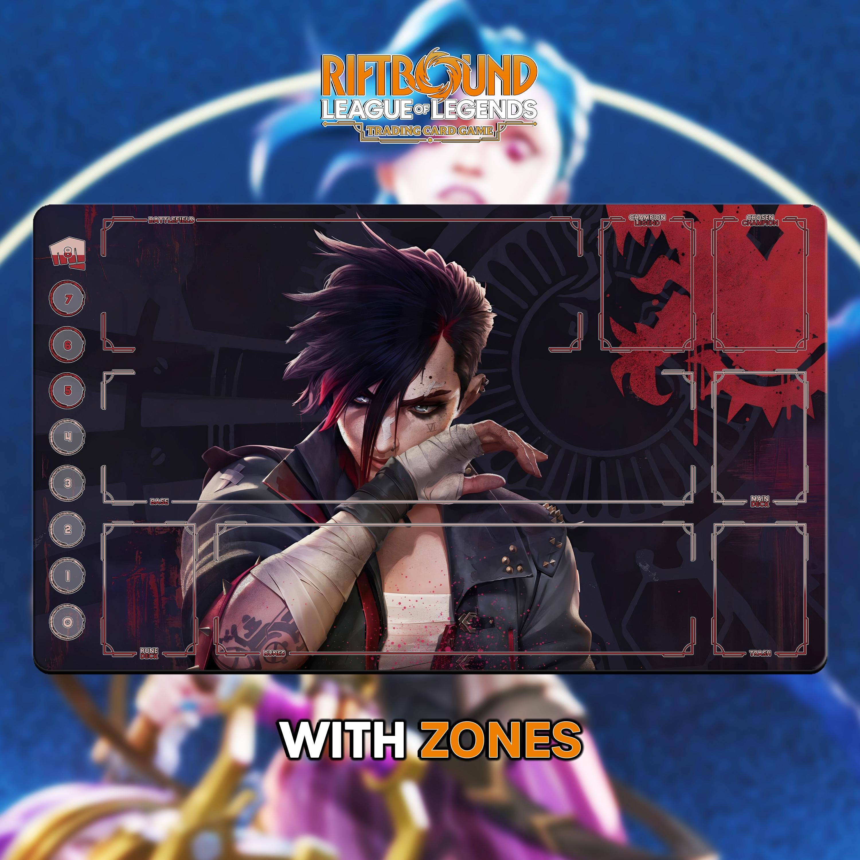 Arcane VI Playmat | Riftbound League of Legends TCG (24x14 Inches