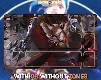 Tapete de juego Fiddlesticks / Riftbound League of Legends TCG (24 x 14 pulgadas/600 x 350 mm)