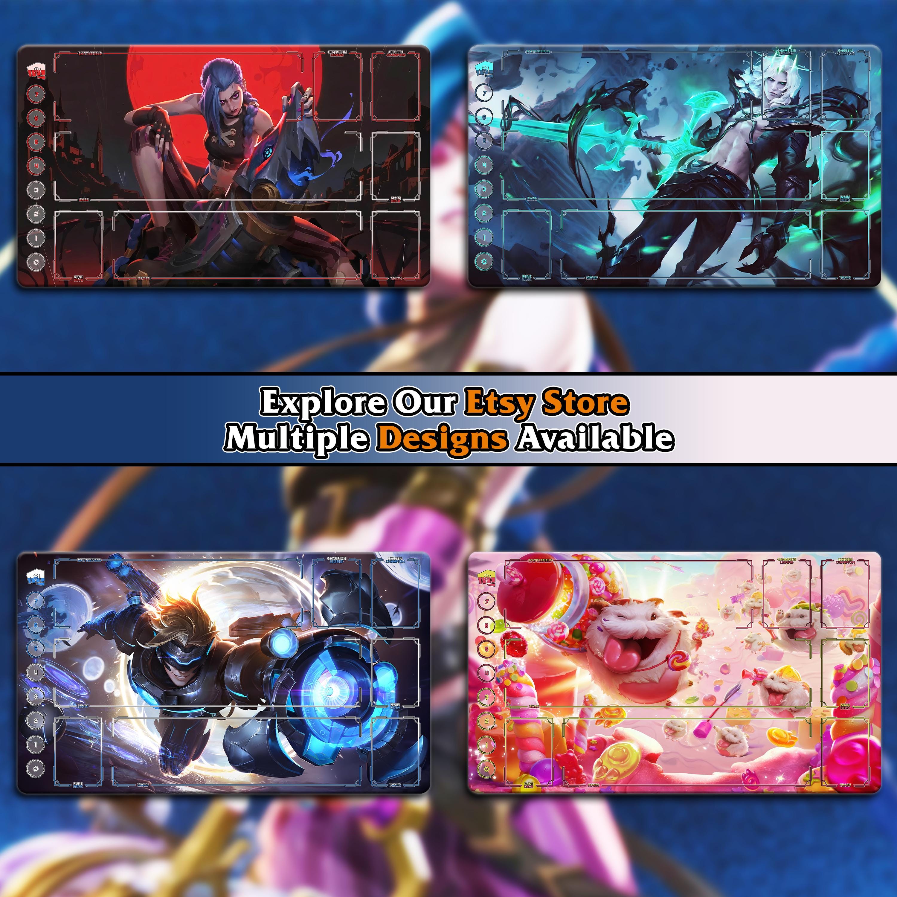 Akali Alt Riftbound Playmat Riftbound TCG | KDA Akali | League of Legends (24