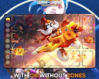 Tapete de juego Toy Corki / Riftbound League of Legends TCG (600 x 350 mm)